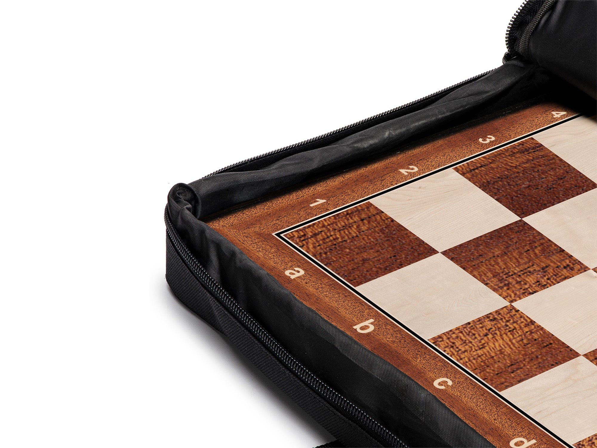 A&A CHESS CHESS BOARD A&A  Mahogany & Maple Inlaid Wooden Chess Boards