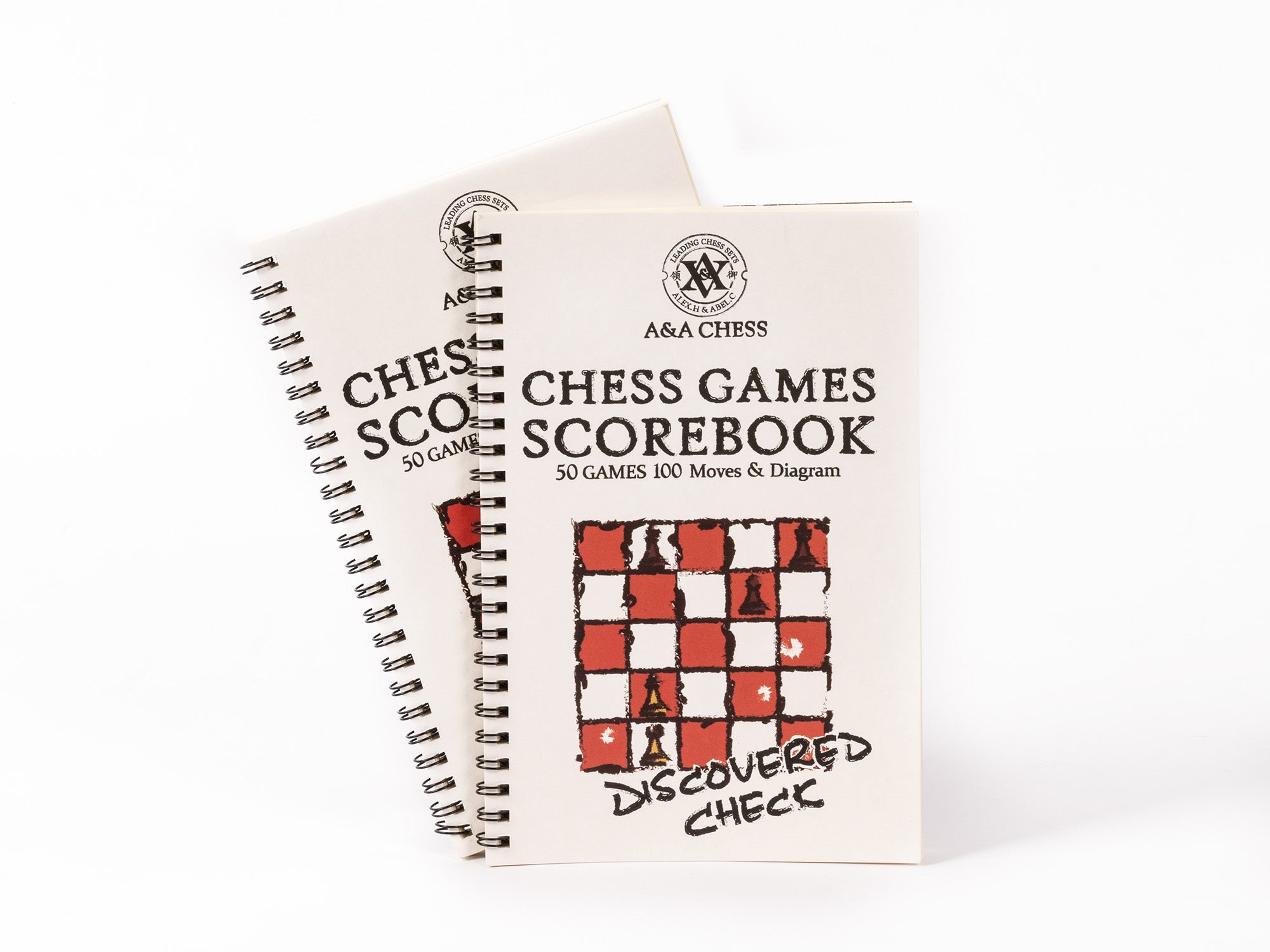 A&A Chess Games ScoreBook / 2 Pack