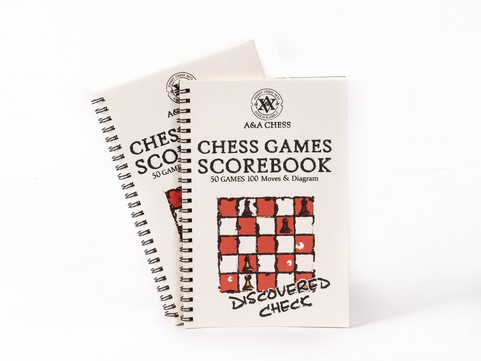 A&A Chess Games ScoreBook / 2 Pack