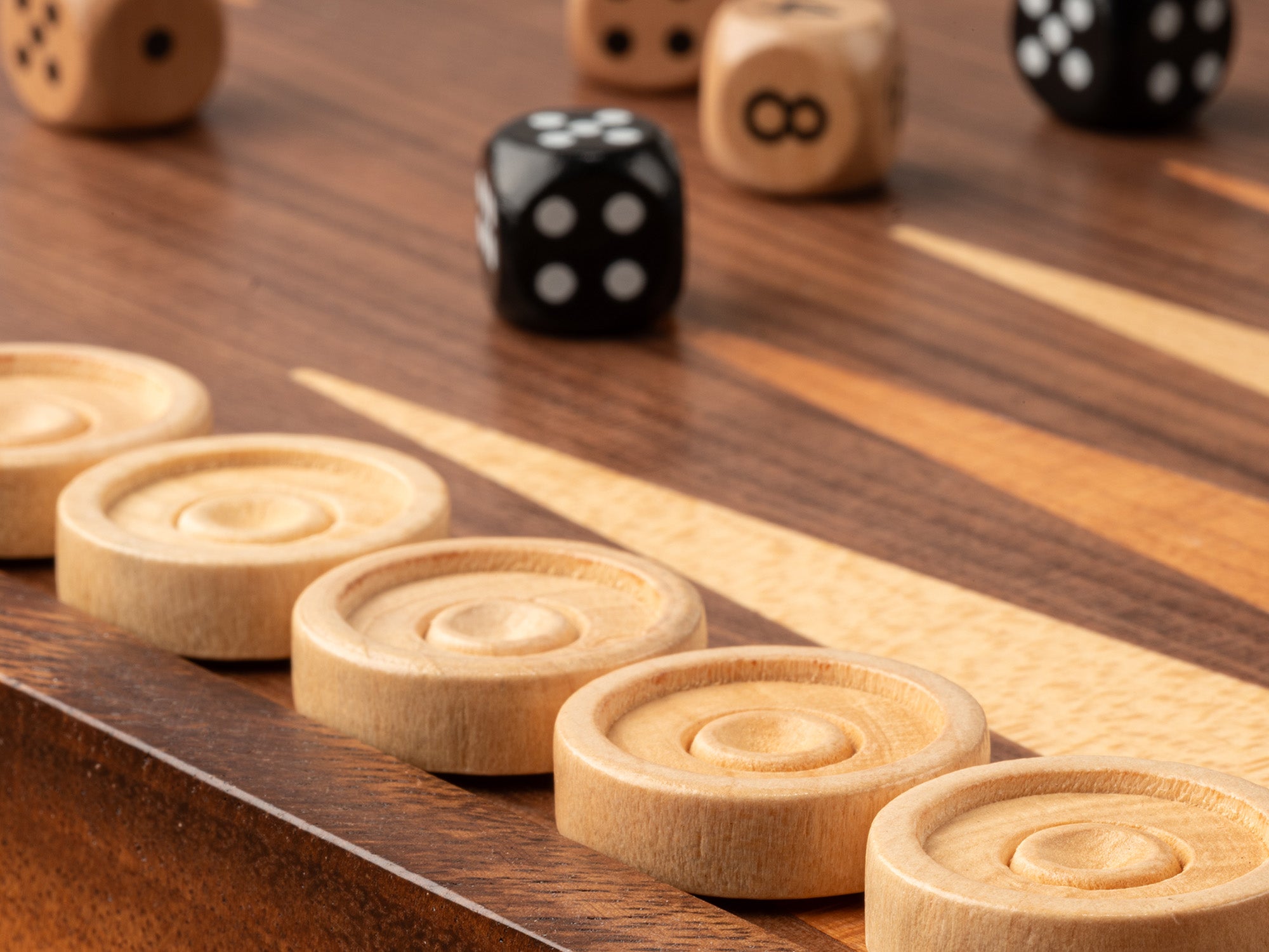 A&A 16'' Premium Wooden 3-in-1 Combination Game Set