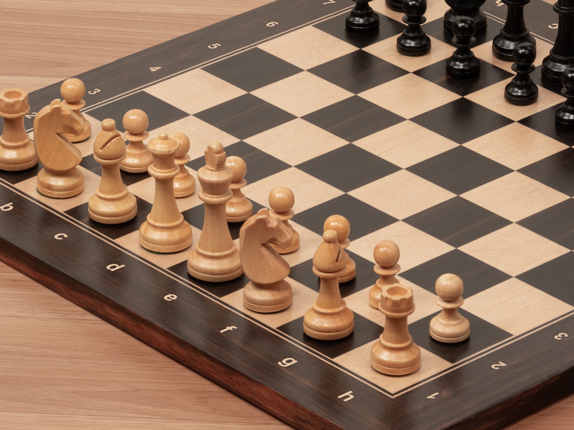 A&A  African Palisander & Maple Inlaid Wooden Chess Boards