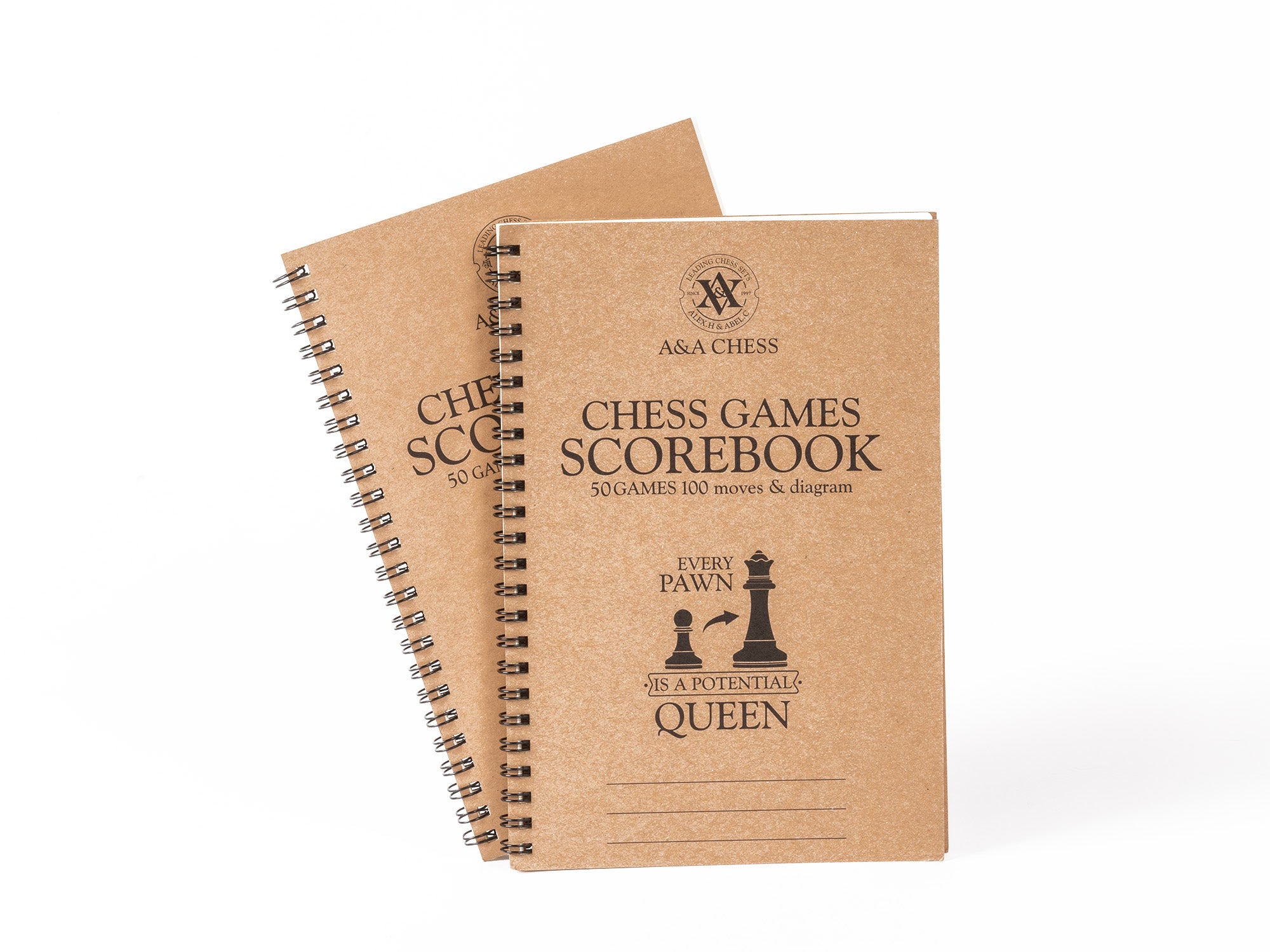 A&A Chess Games ScoreBook / 2 Pack