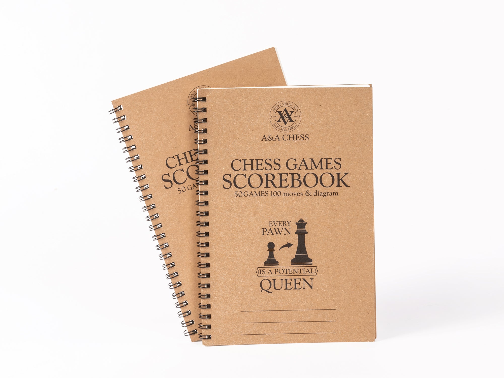 A&A Chess Games ScoreBook / 2 Pack