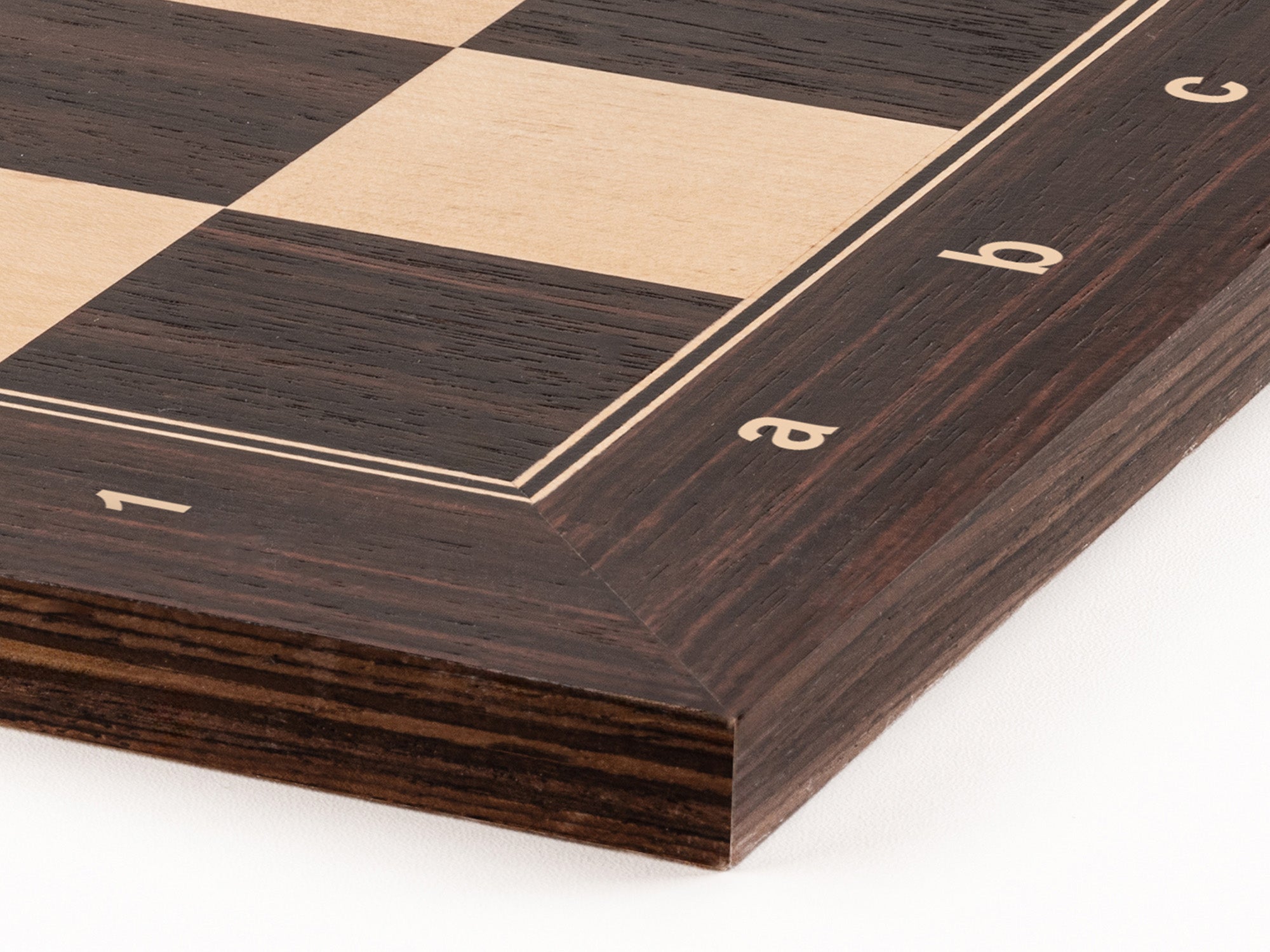 A&A Tableros de Ajedrez de Madera Incrustados de Palisandro Africano y Arce