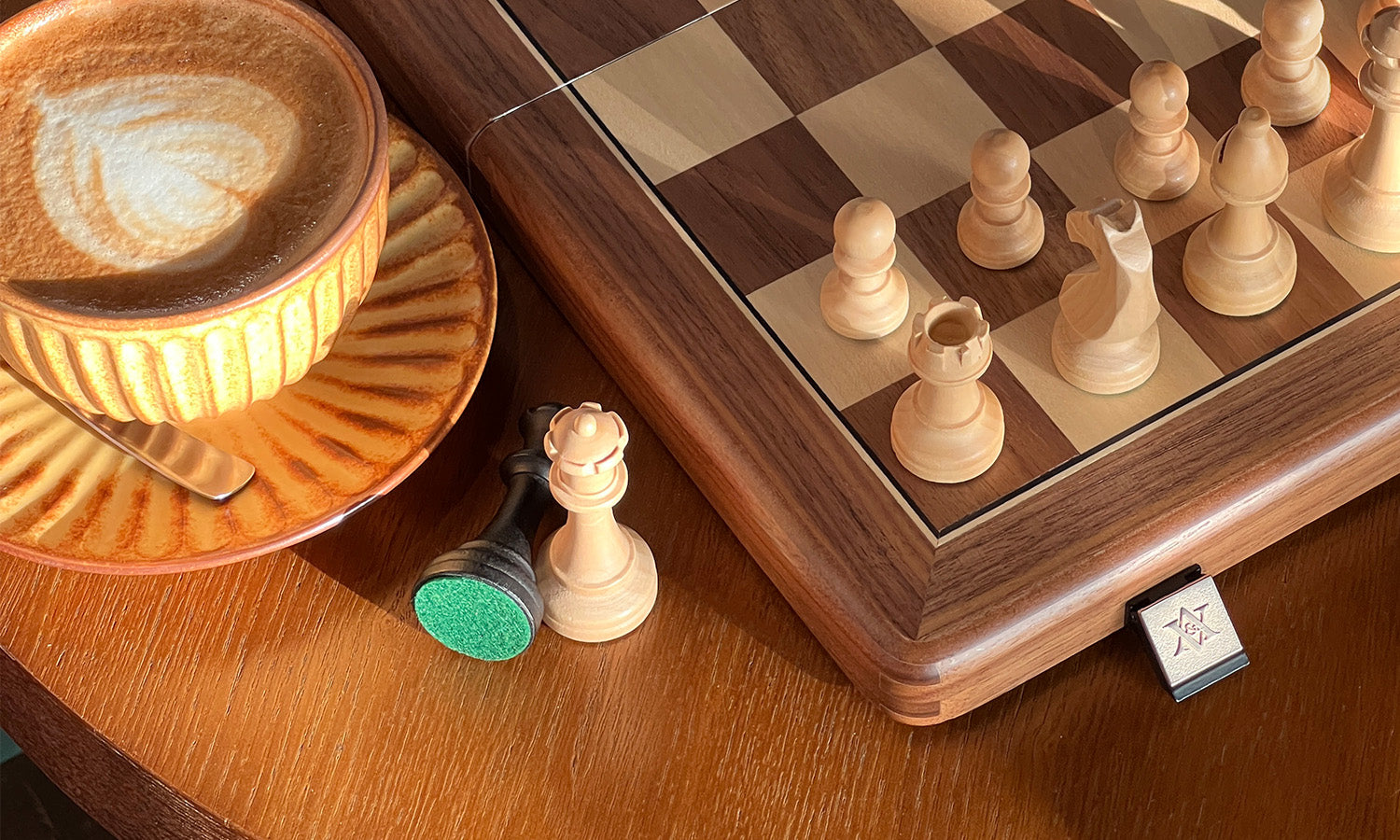 premium wooden chess set 
