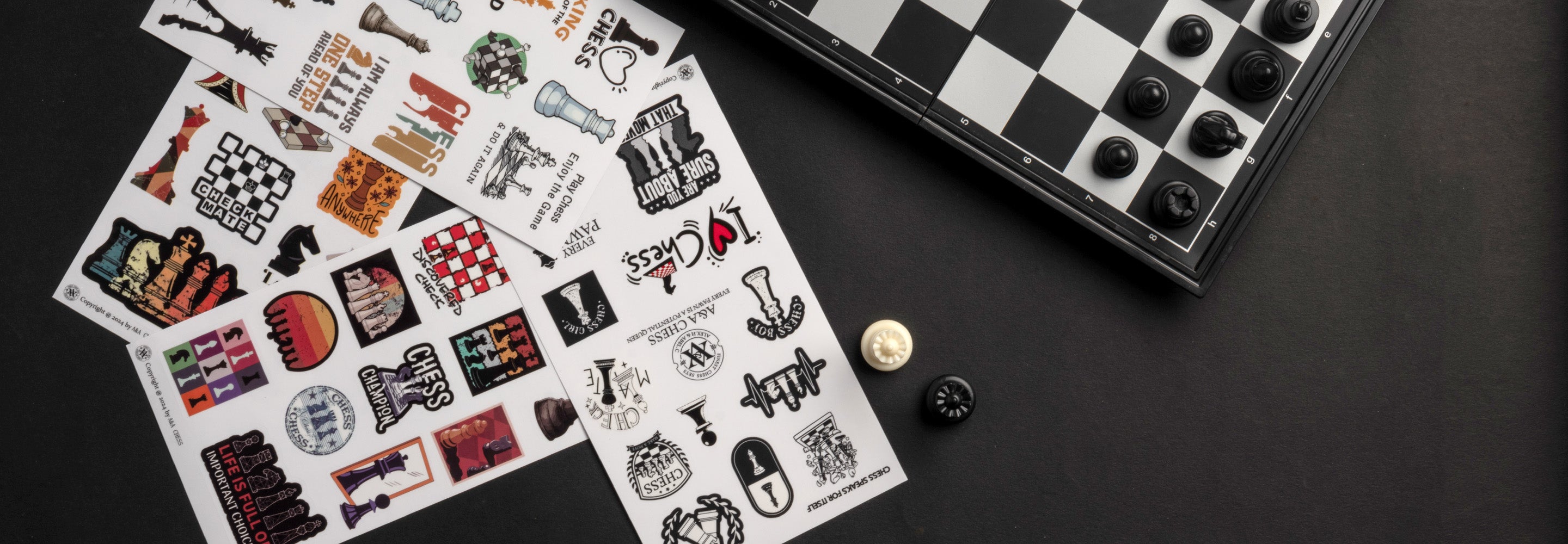 Chess-themed Stickers