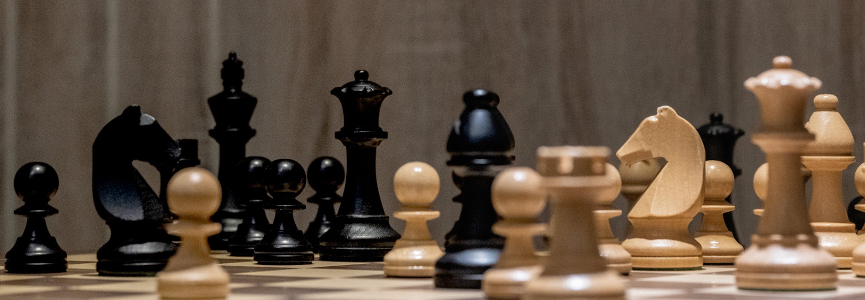 solid wood chess pieces
