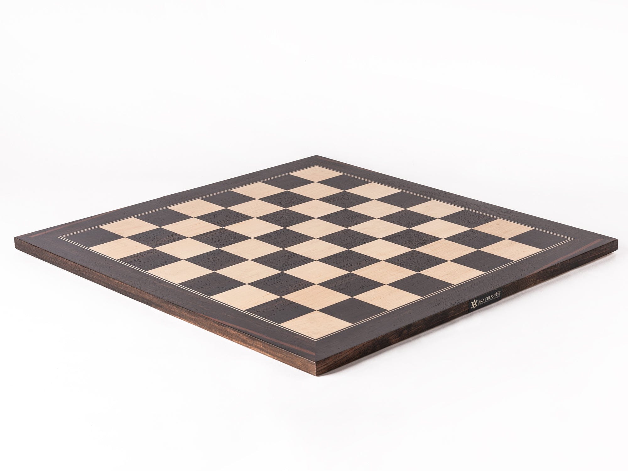A&A CHESS CHESS BOARD A&A  African Palisander & Maple Inlaid Wooden Chess Boards