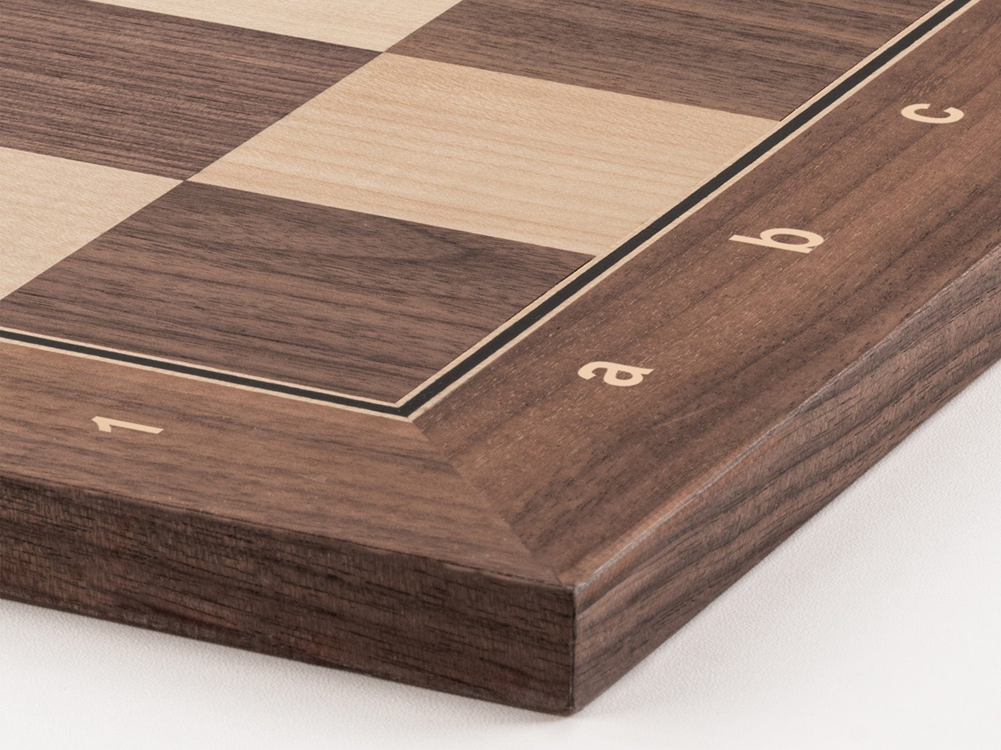 A&A CHESS CHESS BOARD A&A Walnut & Maple Inlaid Wooden Chess Boards